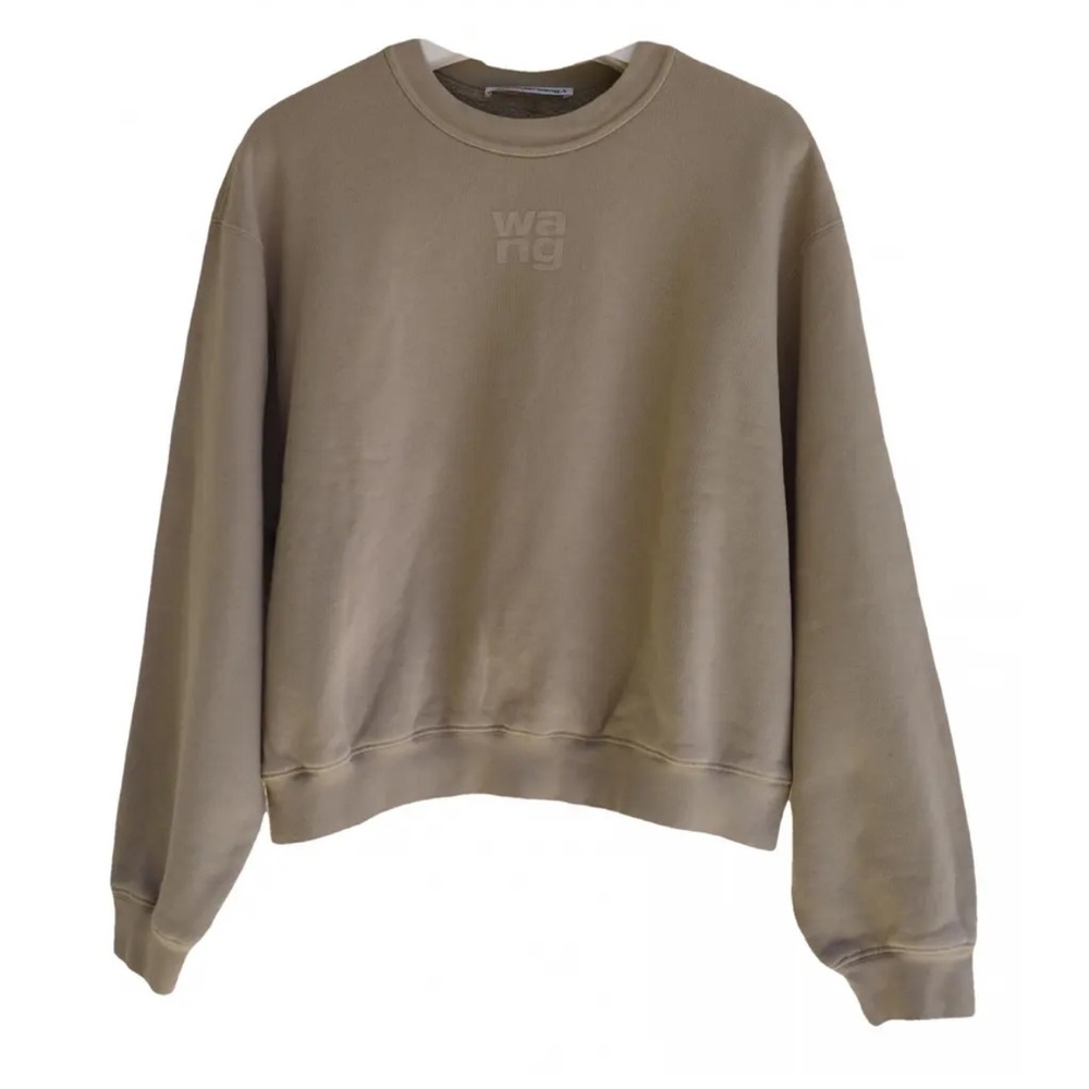 Alexander Wang puff logo sweatshirt in terry small